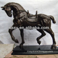 Bronze cast horse metal sculpture